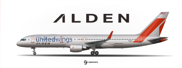 9. Alden Boeing 757-227W (2016 - Present) 'Unitedwings Special'