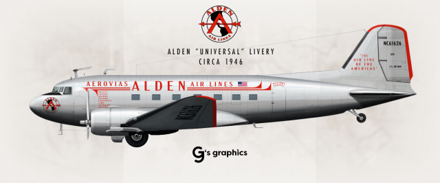 2. Aerovias Alden/Alden Air Lines Douglas DC-3