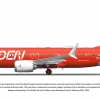 F.1.a Boeing 737 MAX 8 (2025 -  Present 'Ribbon' Livery)