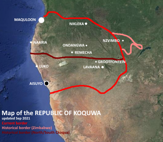 Map of Koquwa - Sep 2021