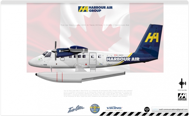 De Havilland Canada DHC-6 Twin Otter Harbour Air Seaplanes