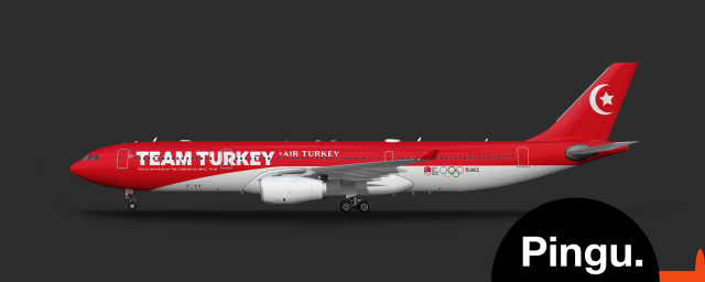 Air Turkey Team Turkey Livery Airbus A330-300