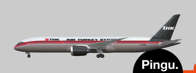 Air Turkey 787-9 'ULH' Retro livery