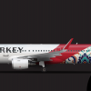 Air Turkey Airbus A321-200 Traditional Floral Pattern Livery