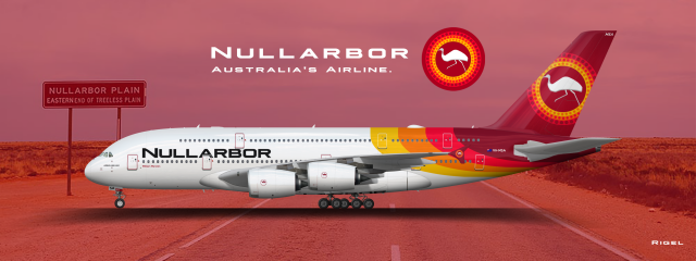 10.3. Airbus A380 Nullarbor Australian Air Lines "2015-