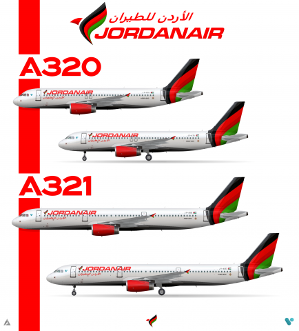 Jordanair A320 poster