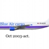 Airbus A300 600F Blue Air cargo Oct 2003 Act