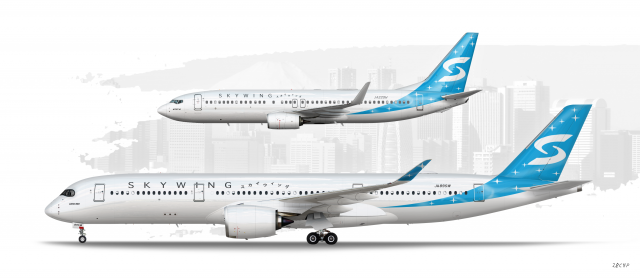 Skywing Airlines スカイウィング B737-800(WL) & A350-900