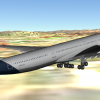 Lufthansa A340-600 leaving Boston