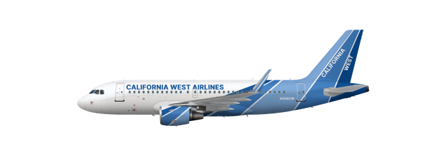 California West Airlines Airbus A319-112