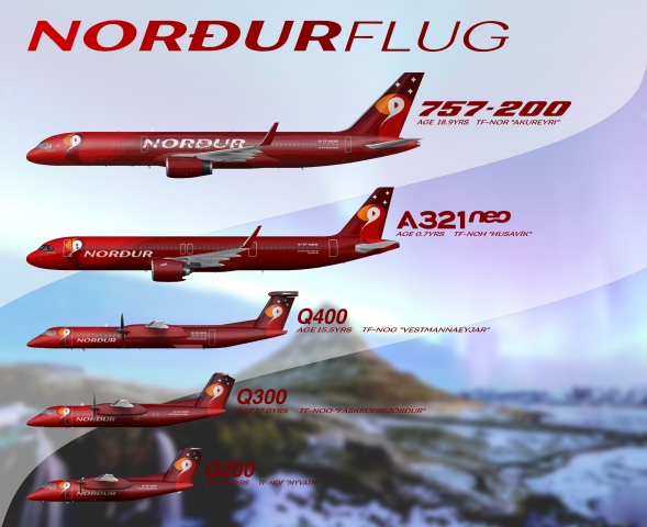 Nordurflug full fleet