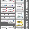 A320 North American Poster