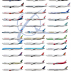 Boeing 777 300(ER) Poster ALL CURRENT OPERATORS