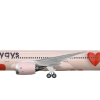 Love Airways Boeing 787-10 (Valentine Livery)