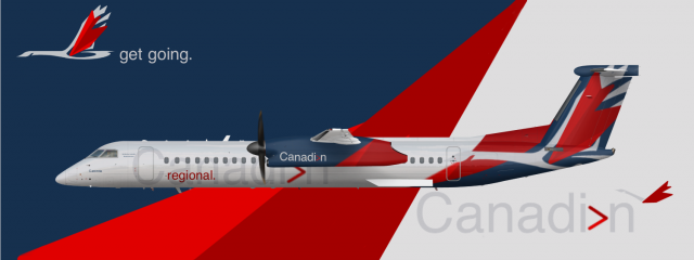 Canadian Bombardier Dash 8 - Q400 Canadian Bombardier Dash 8 - Q400