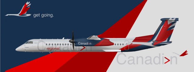 Canadian Bombardier Dash 8 - Q400