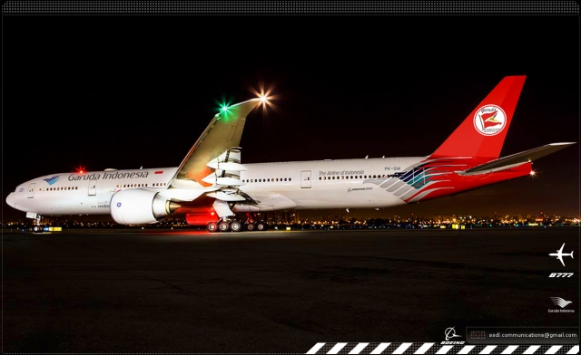 Boeing 777 Garuda Indonesia