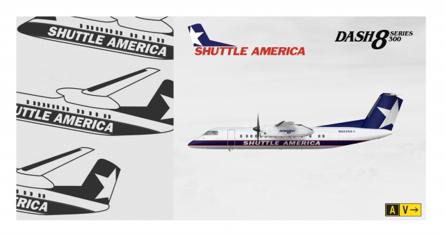 Shuttle America deHavilland Canada DHC-8-311 cn 221 N803SA