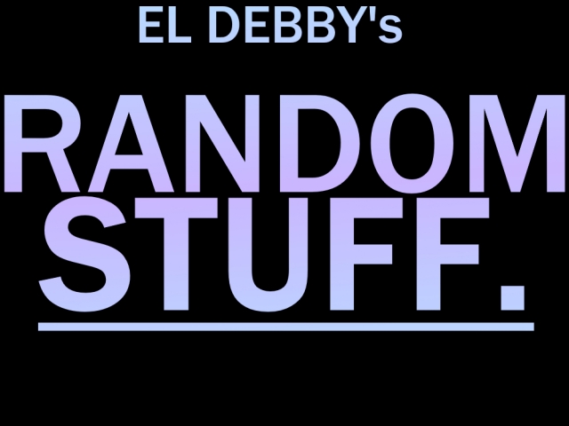 EL DEBBY random stuff. cover