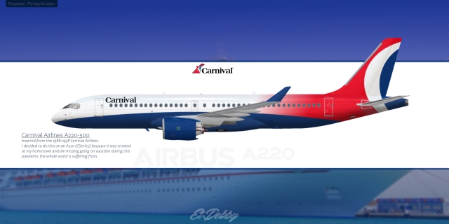 Carnival Airlines A220-300/CS300