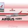 Air Canada 80's Tribute A220-300/Cs300