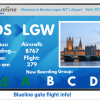 Blueline Airways: flight info TV