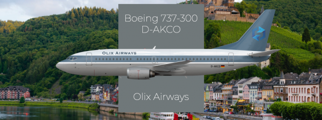 Olix Airways Germany | Boeing 737-300 Livery Design