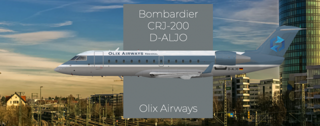 Olix Airways Germany | Bombardier CRJ-200 Livery Design