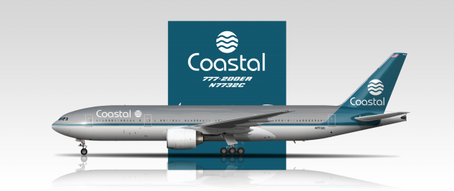 Coastal Airlines 777-200ER 1990 Livery