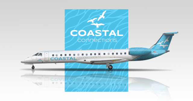 Coastal Connections/Gull Air | 2016-Current |  ERJ-145