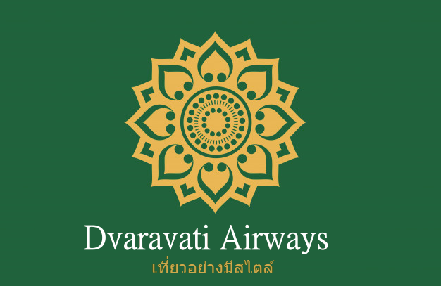 Dvaravati logo (in green, alternative)