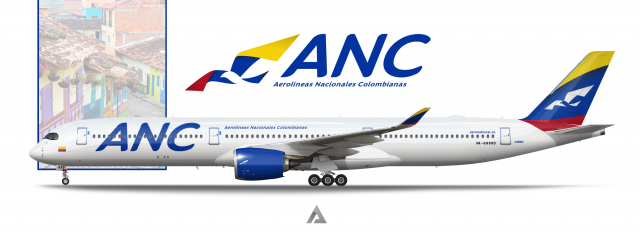 ANC Airbus A350 1000