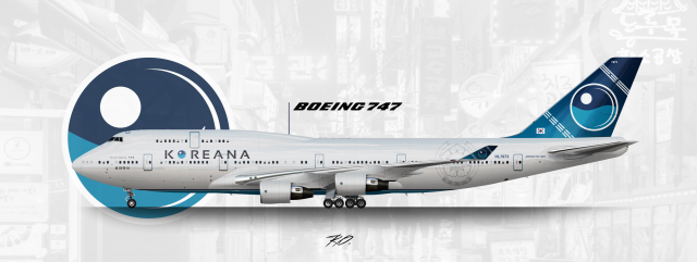 Koreana Airways | Boeing 747-400