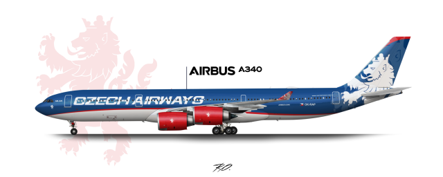Czech Airways | Airbus A340-500