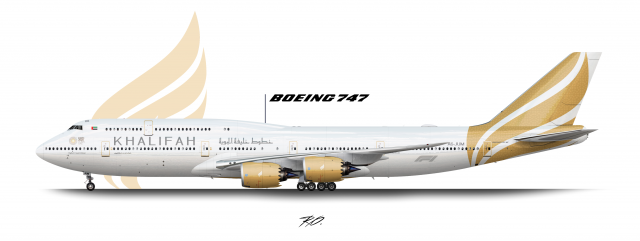 Khalifah Airways | Boeing 747-8i