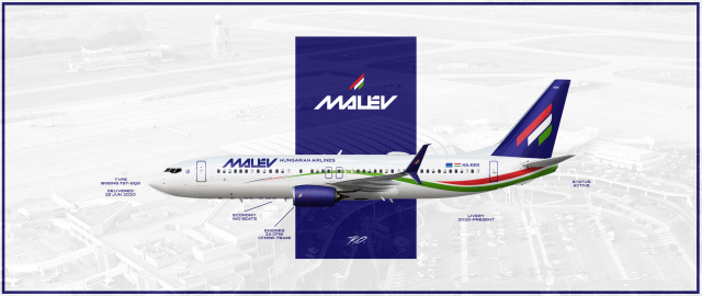 MALEV Hungarian Airlines | Boeing 737-800