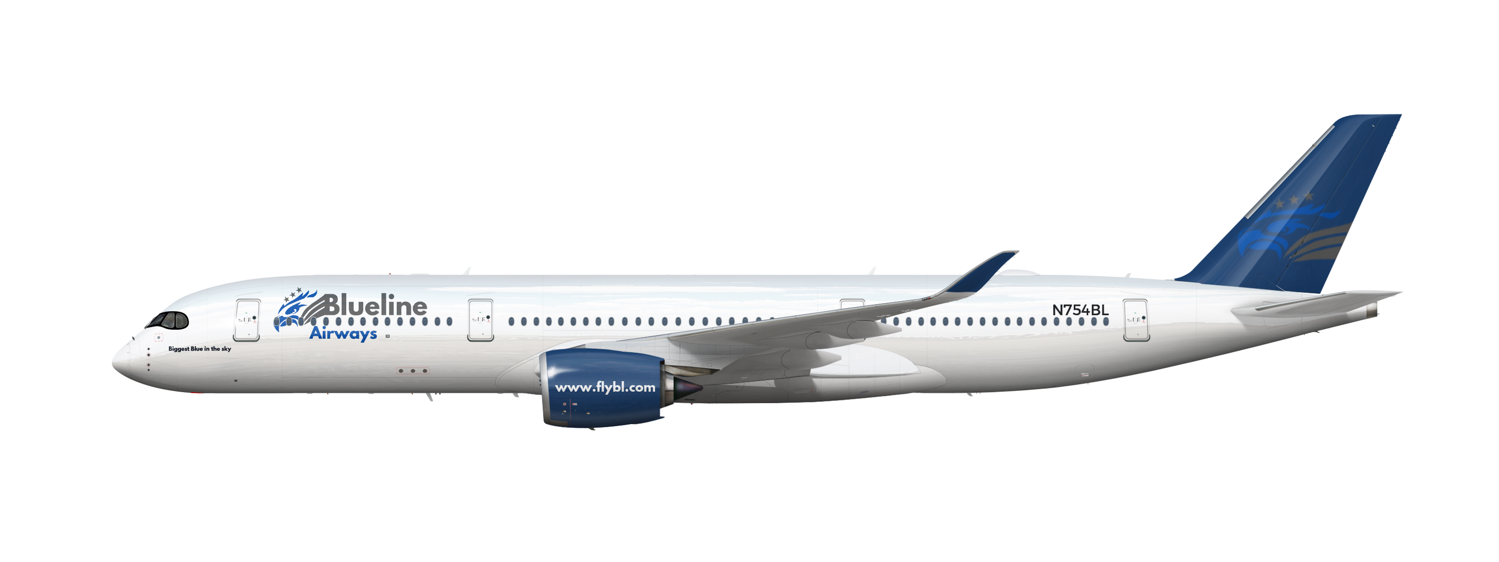 original Blueline livery Fake Airlines Gallery Airline Empires