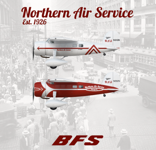 Northern Air Service Vega Poster.