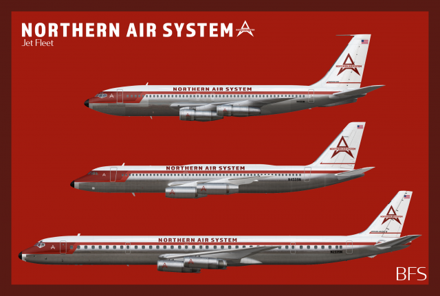Northerns Air System Jet Fleet 1959-1970