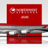 Northwest 747-451 "The Spirit of the Northwest People"