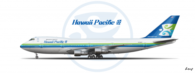 Hawaii Pacific | 1980s | Boeing 747-200