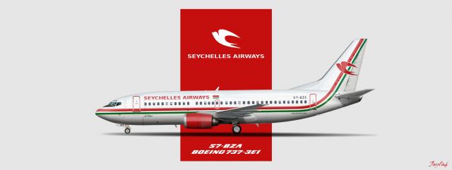 Seychellen B737-300 Seychellen B737-300