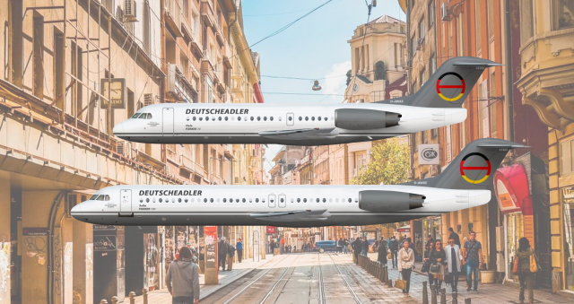 Deutscheadler | Fokker 70 & Fokker 100 | Livery Concept 2002-2006 Deutscheadler | Fokker 70 & Fokker 100 | Livery Concept 2002-2006