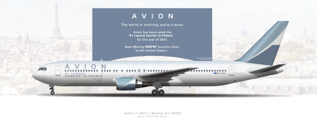 Avion | Boeing 767-300 | 2000s | "Première"