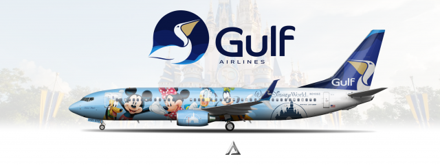 GCA 737 800 Disney Special