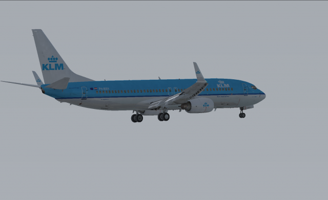 Final approach at AMS