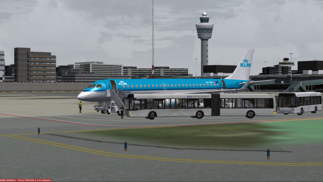 Boarding the E190