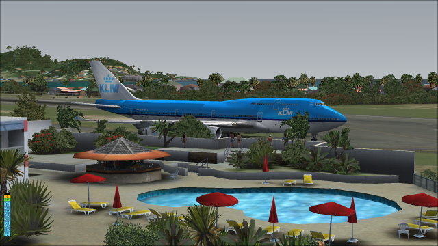KLM 747 departure