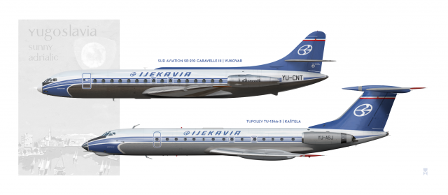 1967 | SE-210 Caravelle III & Tu-134A-3