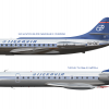 1967 | SE-210 Caravelle III & Tu-134A-3